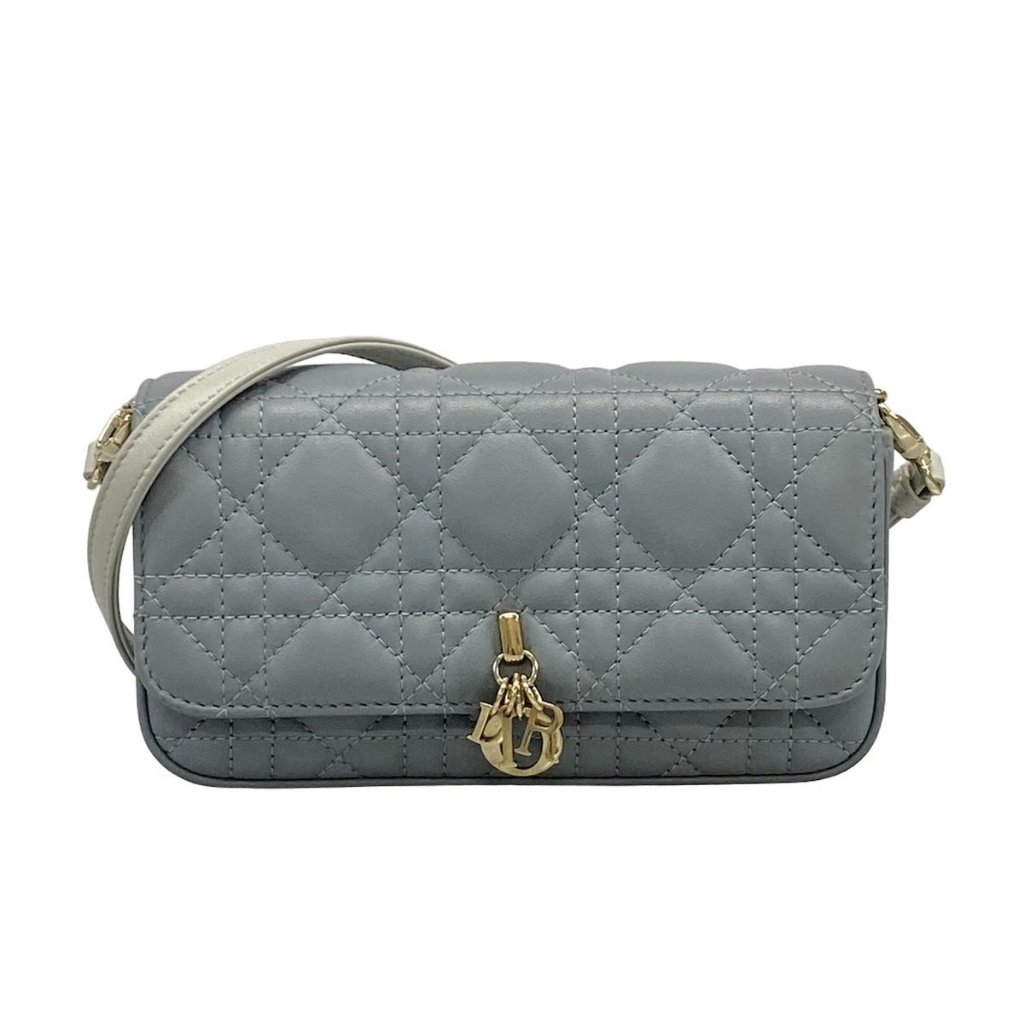 Auth DiorChristiandior My Dior  Dior Talk My Dior Dior Talk Phone Bag Lambskin